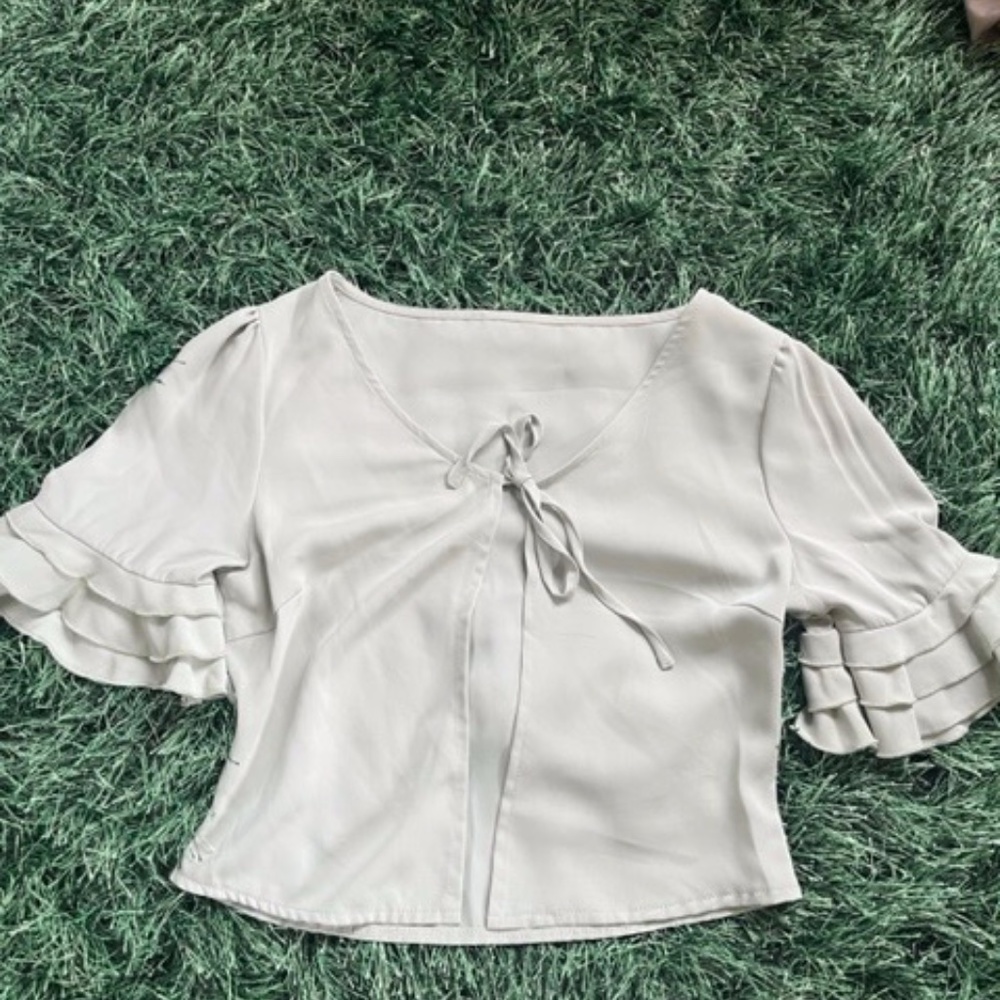 Green blouse